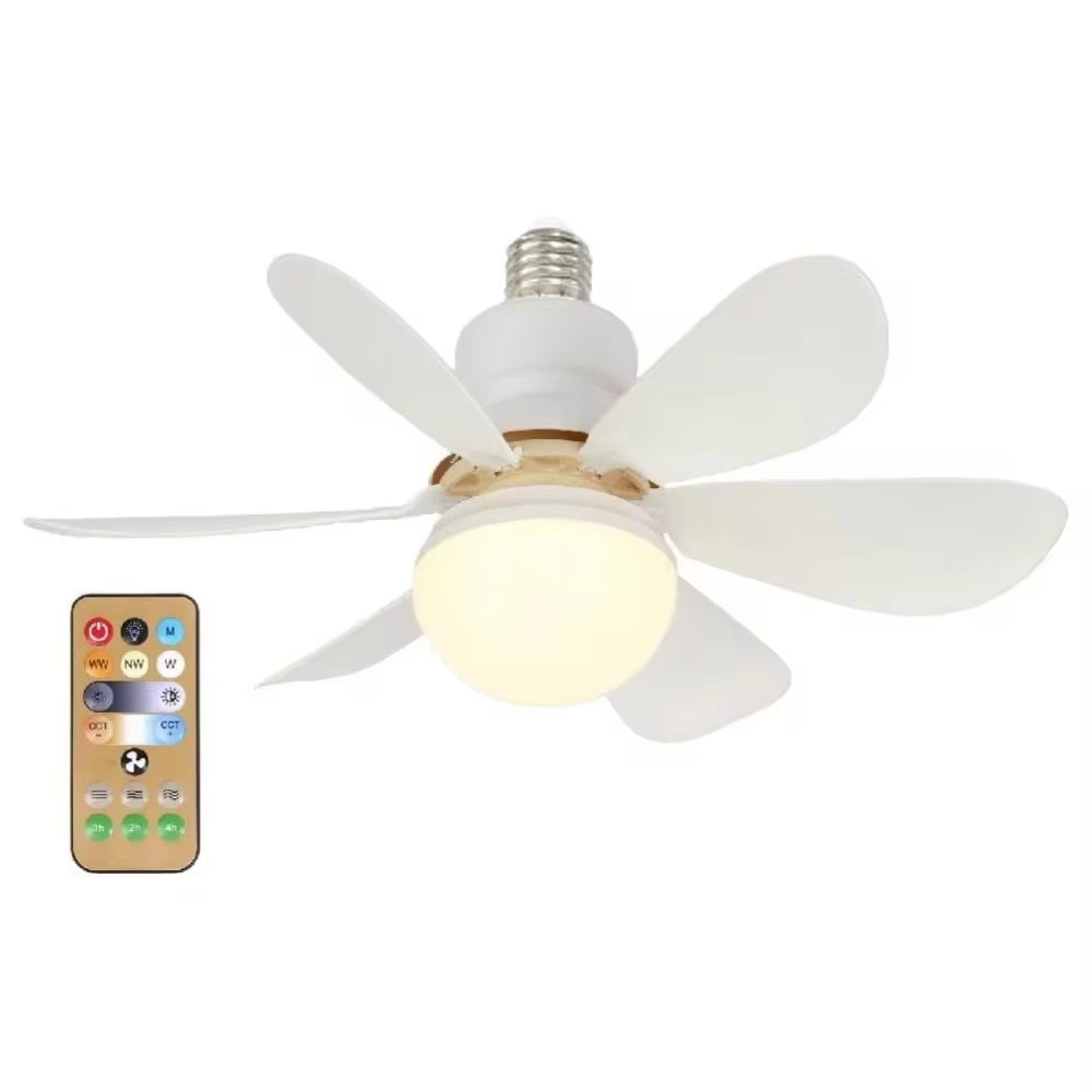 EcoFan Light  with Remote Control for Dimming, Suitable for Living Room, Study, 